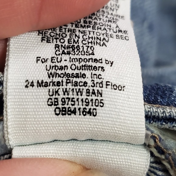 Free People Womens Zip It Up Mini Denim Skirt Size 26 Blue Biker Baddie Gothic - Picture 6 of 11